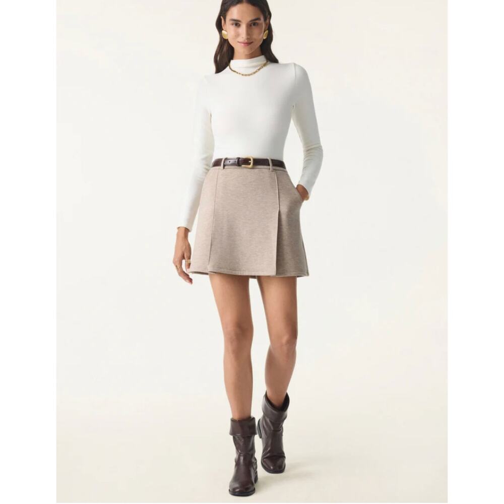 OGL Pleated High Rise A-Line Pull on Skorts with Pockets NWT SIZE L - Picture 4 of 8